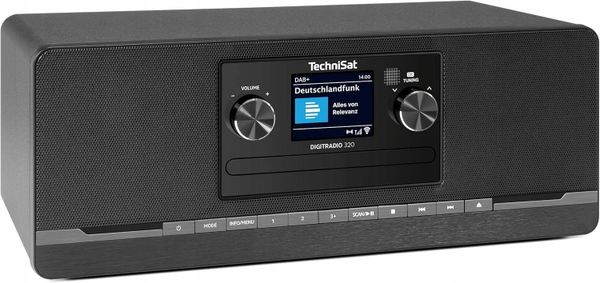 Radio TechniSat TechniSat Digitradio 320 Radio Cyfrowe DAB+ CD Bluetooth USB 2x5W RMS. Radia TECHNISAT. Za 719.00 zł.