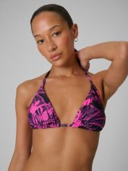 Góra od bikini damska 4F 4FWSS26UBKTF089. Fioletowe stroje kąpielowe damskie 4F, l, bez wzorów, z elastanu. Za 59.99 zł.