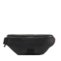 Nerka HUGO. Czarne saszetki i nerki męskie Hugo, bez wzorów. Za 309.99 zł.