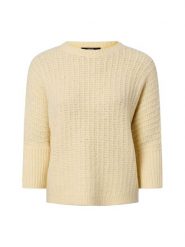 Someday sweter z dzianiny z wełną i alpaką - Tumelda Kobiety Sztuczne włókno żółty, S. Żółte swetry nierozpinane damskie someday., s, bez wzorów, z dzianiny, bez kołnierzyka, bez ramiączek. Za 449.95 zł.