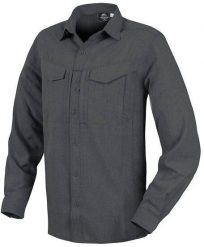 Helikon-Tex Koszula DEFENDER Mk2 Gentleman® - Melange Black-Gr. Czarne koszule męskie HELIKON-TEX, m, bez wzorów, bez kołnierzyka, bez ramiączek. Za 165.05 zł.