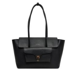 Torebka Coccinelle. Czarne shopperki damskie Coccinelle, bez wzorów, bez dodatków. Za 1,999.00 zł.
