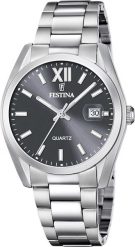 Zegarek męski Festina F20707-3 srebrny. Szare zegarki męskie Festina, bez wzorów, srebrne. Za 627.85 zł.