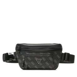 Nerka Guess. Czarne saszetki i nerki męskie Guess, z aplikacjami. Za 339.99 zł.