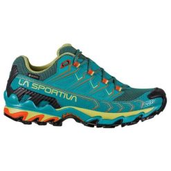 Buty turystyczne damskie La Sportiva Ultra Raptor II GTX. Niebieskie obuwie trekkingowe damskie La Sportiva, z gore-texu, bez zapięcia. Za 827.20 zł.