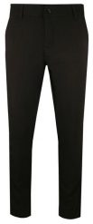 Materiałowe Spodnie Męskie, Eleganckie - Rigon - Wenge (Głęboki Brąz). Eleganckie spodnie męskie Rigon, bez wzorów, z elastanu, eleganckie. Za 219.00 zł.