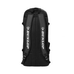 Plecak tenisowy Dunlop Pro Long Backpack. Czarne plecaki męskie Dunlop, bez wzorów, sportowe. Za 399.99 zł.