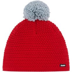 Czapka Eisbar Jamie Pompon MÜ. Czerwone czapki damskie Eisbar, bez wzorów, z wełny, sportowe. Za 229.90 zł.