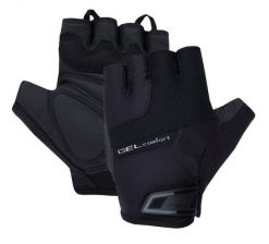 Rękawiczki rowerowe męskie Chiba Gel Comfort. Niebieskie rękawiczki męskie Chiba, na lato, bez wzorów, z materiału. Za 112.00 zł.
