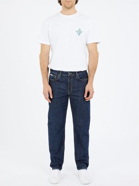 Guess Jeans Jeansy M5GA90 D5M55 Granatowy Relaxed Fit. Niebieskie jeansy męskie Guess Jeans, z jeansu. Za 274.99 zł.