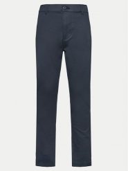 INDICODE Chinosy Kellen 60-336 Granatowy Slim Fit. Niebieskie eleganckie spodnie męskie INDICODE, bez wzorów, z bawełny. Za 99.99 zł.