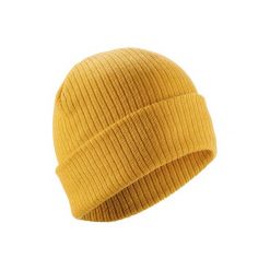 Czapka narciarska FISHERMAN. Brązowe czapki damskie WED'ZE, bez wzorów, z dzianiny. Za 24.99 zł.