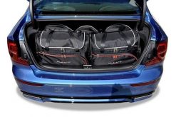 Torby Do Bagażnika Volvo S60 Phev 2018+ 5Szt Kjust. Czarne torby podróżne damskie KJUST, bez wzorów, z kauczuku. Za 1,511.00 zł.