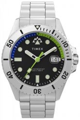 Zegarek męski Timex TW2W41900 srebrny. Szare zegarki męskie Timex, bez wzorów, srebrne. Za 1,128.62 zł.