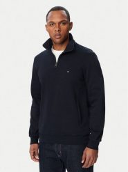Tommy Hilfiger Bluza Essential MW0MW36510 Granatowy Regular Fit. Niebieskie bluzy męskie Tommy Hilfiger, m, bez wzorów, bez ramiączek, bez kaptura. Za 529.99 zł.