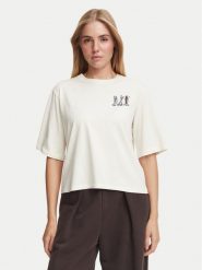 The North Face T-Shirt NF0A8JAP Beżowy jasny Boxy Fit. Brązowe t-shirty damskie The North Face, xs, bez wzorów, z bawełny, bez kołnierzyka, bez ramiączek. Za 169.99 zł.