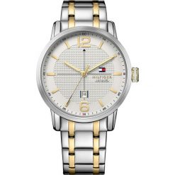Tommy Hilfiger - Zegarek 1791214. Szare zegarki męskie Tommy Hilfiger, bez wzorów, z materiału, szklane. W wyprzedaży za 499.90 zł.
