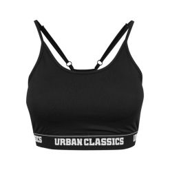 Biustonosz damski urban classic sport. Czarne bielizna sportowa damska Urban Classics, s, bez wzorów. Za 94.50 zł.