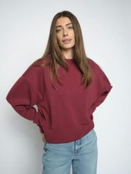 MOS MOSH Bluza Kobiety czerwony, S. Czerwone bluzy damskie Mos Mosh, s, bez wzorów, z materiału, bez ramiączek, bez kaptura. Za 449.95 zł.