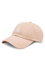 Tommy Hilfiger Czapka z daszkiem Utility Soft Cap AW0AW16363 Różowy. Czerwone czapki damskie Tommy Hilfiger, bez wzorów, z materiału. Za 119.99 zł.