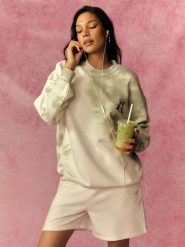 4F Bluza dresowa loose bez kaptura damska - zielona S. Zielone bluzy damskie 4F, s, bez wzorów, z bawełny, bez ramiączek, bez kaptura. Za 199.99 zł.