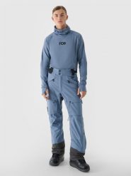 4F Spodnie snowboardowe membrana 10000 męskie - granatowe 3XL. Niebieskie spodnie sportowe męskie 4F, m, bez wzorów, z dzianiny, narciarskie. W wyprzedaży za 299.99 zł.