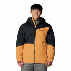 Kurtka narciarska męska Columbia Iceberg Point II Jacket z kapturem. Żółte kurtki sportowe męskie Columbia, m, bez wzorów, z kapturem, narciarskie. Za 479.99 zł.