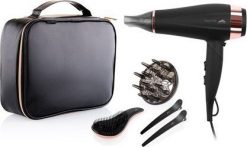 Suszarka Eta ETA | Hair Care Gift Set | ETA732090020 Fenité | 2200 W | Number of temperature settings 3 | Ionic function | Diffuser nozzle | Juodas Ed. Suszarki do włosów ETA. Za 136.39 zł.
