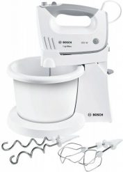 Mikser ręczny BOSCH MFQ36460 (450W; kolor biały). Białe blendery Bosch. Za 228.99 zł.