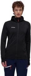 Bluza trekkingowa damska Mammut Taiss Light ML Hooded Jacket - black. Czarne bluzy damskie Dynafit, bez wzorów, bez ramiączek, bez kaptura. Za 849.99 zł.