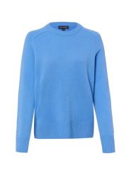 Franco Callegari Sweter z dzianiny merino Kobiety drobna dzianina niebieski, XL. Niebieskie swetry nierozpinane damskie Franco Callegari, xl, bez wzorów, z dzianiny, bez kołnierzyka, bez ramiączek. Za 299.95 zł.