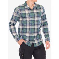Koszula turystyczna męska Royal Robbins Redwood Plaid L/S. Niebieskie koszule męskie ROYAL ROBBINS, l, bez wzorów, casualowe, bez kołnierzyka, bez ramiączek. Za 319.99 zł.