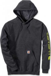 Carhartt Bluza Carhartt Midweight Signature Logo Carbon. Bluzy męskie Carhartt, m, bez wzorów, bez ramiączek, bez kaptura. Za 265.11 zł.