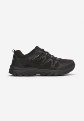 Czarne Buty Sportowe Mathews. Czarne buty sportowe męskie Born2be, bez wzorów, z softshellu, przed kostkę, bez zapięcia. Za 169.99 zł.