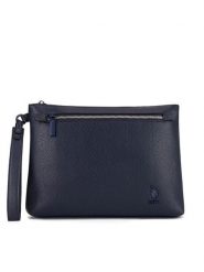 U.S. Polo Assn. Saszetka BEUXT5748MVP Granatowy. Niebieskie saszetki i nerki męskie U.S. Polo Assn., bez wzorów, z tworzywa sztucznego. Za 179.99 zł.