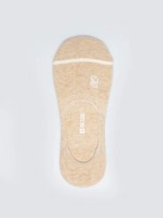 Stopki damskie bawełniane beżowe Nastka 801. Brązowe skarpetki damskie BIG STAR, bez wzorów, z bawełny. Za 19.99 zł.