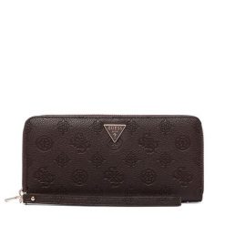 Portfel Guess. Brązowe portfele damskie Guess. Za 294.99 zł.