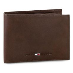Portfel Tommy Hilfiger. Brązowe portfele męskie Tommy Hilfiger, bez wzorów. Za 239.99 zł.