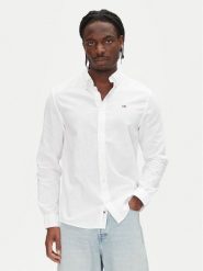 Tommy Jeans Koszula DM0DM20875 Écru Regular Fit. Koszule męskie Tommy Jeans, m, bez wzorów, z bawełny, bez kołnierzyka, bez ramiączek. Za 199.99 zł.