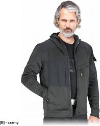 Reis - Bluza ochronna dresowa, męska 3XL. Brązowe bluzy męskie Reis, m, bez wzorów, z dresówki, bez ramiączek, bez kaptura. Za 102.43 zł.