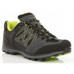 Męskie buty trekkingowe Samaris Low II RMF540. Czarne buty zimowe męskie Regatta, bez wzorów, bez obcasa, bez zapięcia. Za 249.99 zł.