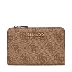 Portfel Guess. Brązowe portfele damskie Guess. Za 229.99 zł.