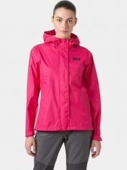 Płaszcz Przeciwdeszczowy Damski Helly Hansen W Loke. Czerwone płaszcze damskie Helly Hansen, m, bez wzorów, z materiału, bez kołnierzyka, bez kaptura. Za 559.00 zł.