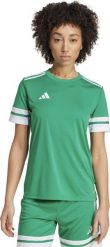 Adidas Koszulka damska adidas Squadra 25 Jersey zielona JN7487 XL. Zielone bluzki damskie Adidas, xl, bez wzorów, z jersey, bez kołnierzyka, bez ramiączek. Za 90.33 zł.