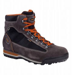 Buty trekkingowe męskie Aku U'S SLOPE GTX, black/ orange, 46.5. Czarne trekkingi męskie Aku, bez zapięcia. Za 938.82 zł.