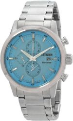 Zegarek Citizen Eco-Drive Zegarek męski niebieska tarcza 43 mm (CA0748-80L). Niebieskie zegarki męskie CITIZEN, bez wzorów. Za 1,330.99 zł.