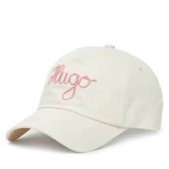 Czapka z daszkiem HUGO. Czapki damskie Hugo, bez wzorów. Za 119.99 zł.