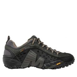 Buty trekkingowe męskie Merrell Jungle Moc. Brązowe trekkingi męskie Merrell, z materiału, bez zapięcia. Za 434.00 zł.