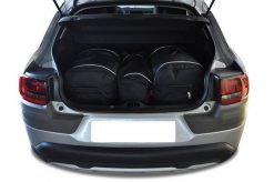 Torby Do Bagażnika Citroen C4 Cactus 2014-2017 3Szt Kjust. Czarne torby podróżne damskie KJUST, bez wzorów, z kauczuku. Za 944.00 zł.