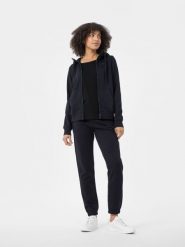 4F Spodnie dresowe joggery damskie XS. Niebieskie spodnie dresowe damskie 4F, bez wzorów, z bawełny. W wyprzedaży za 79.99 zł.